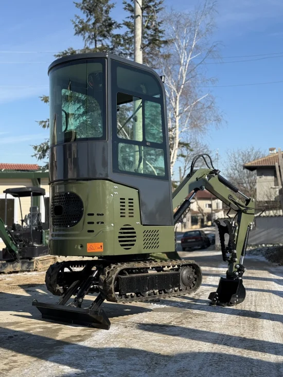 Excavators Mini Excavator Müller E1.0B Cabin