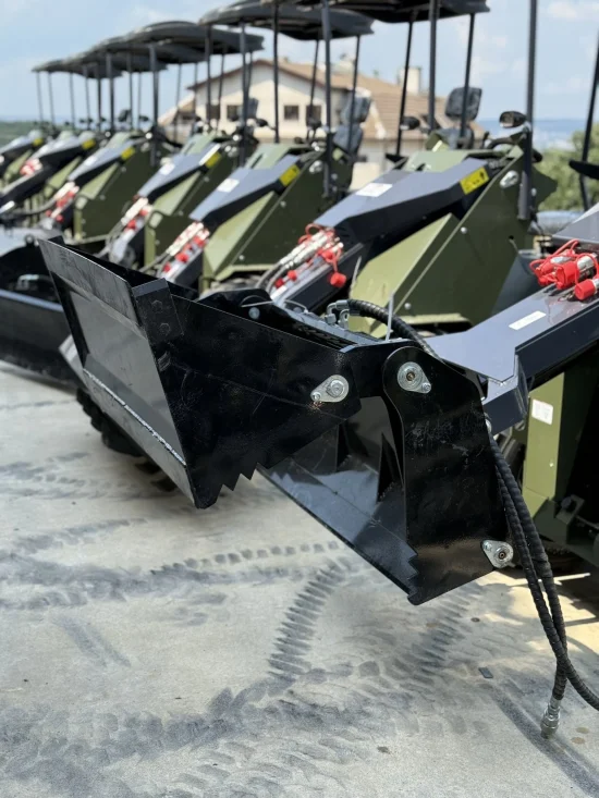 Skidsteer Accessories for Müller S0.7, S1.0 and S1.2 4in1 Bucket