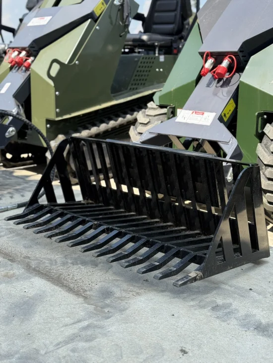Skidsteer Accessories for Müller S0.7, S1.0 and S1.2 Rock Bucket