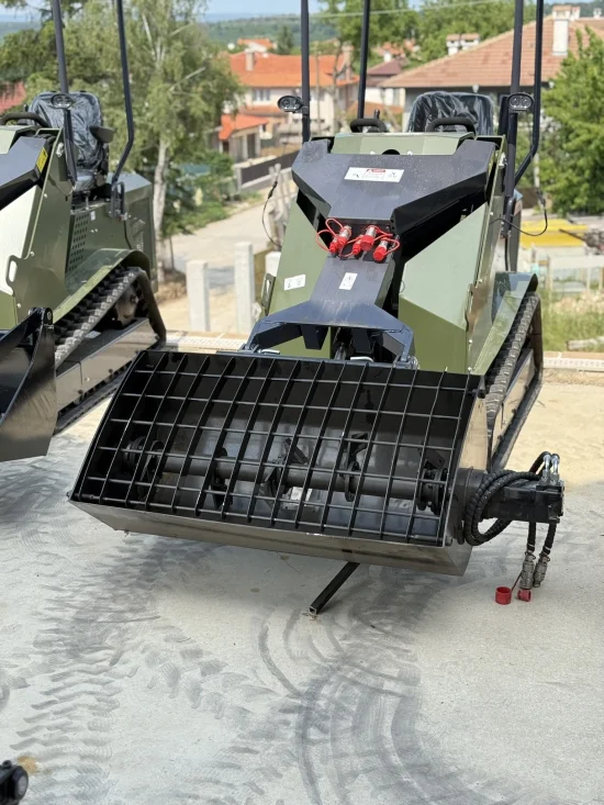 Skidsteer Accessories for Müller S0.7, S1.0 and S1.2 Concrete Mixing Bucket