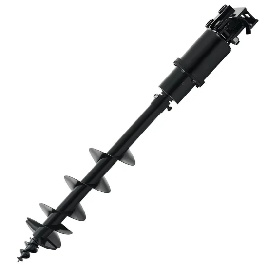 Mini Excavator Accessories 1t - 2t Hydraulic Auger 20cm